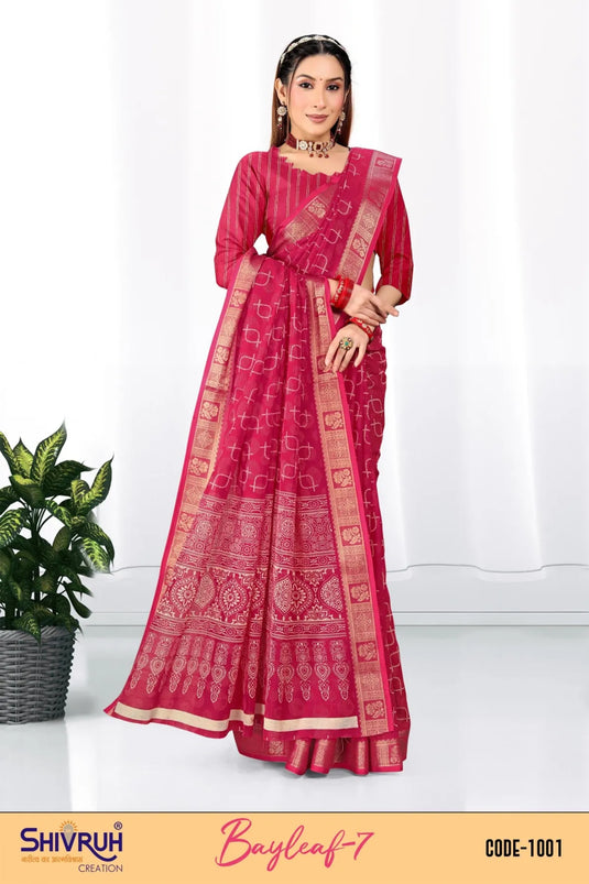 Everyday sarees for women in lightweight cotton