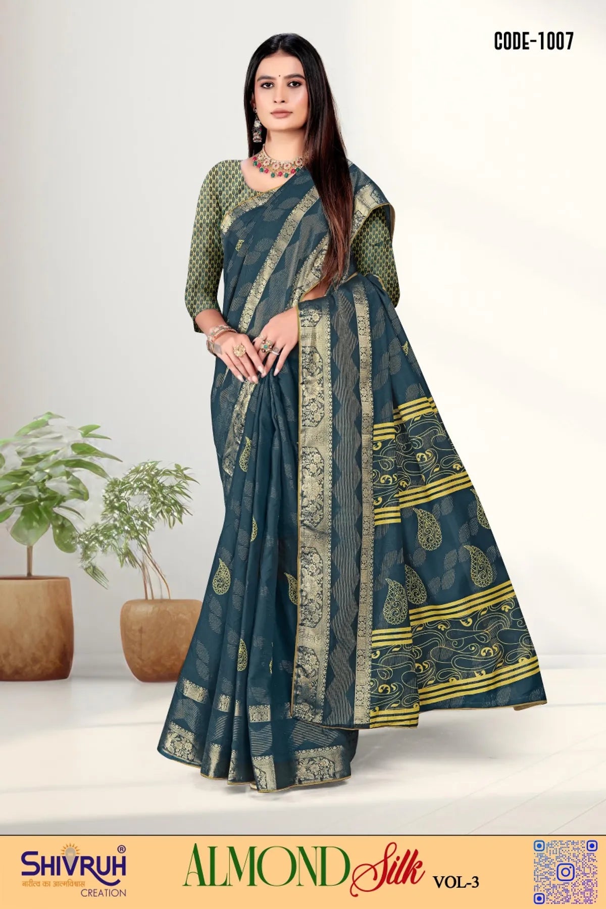 Lehariya saree in sunset ombre drape