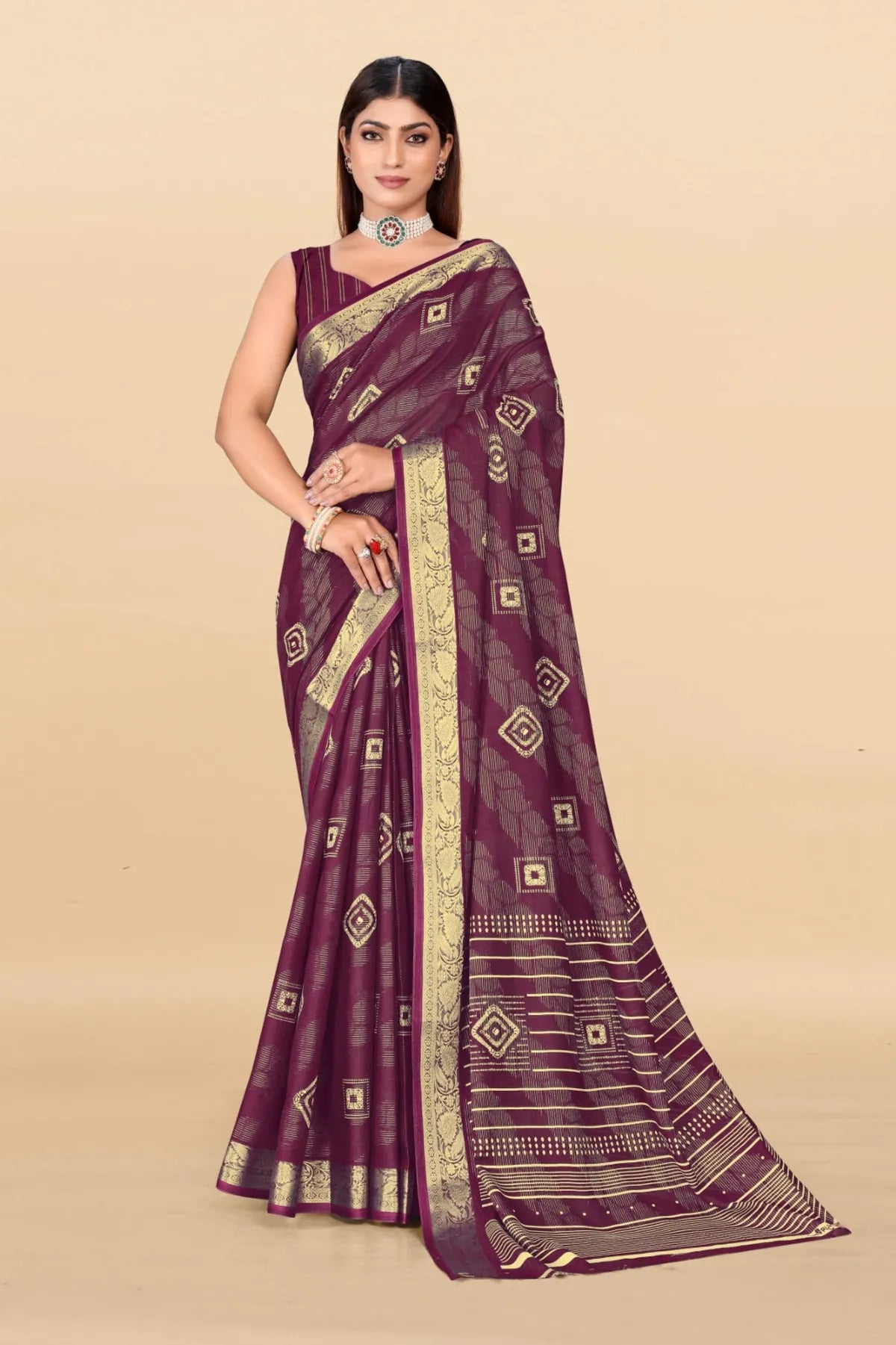 ???? styled with half-tuck modern drape