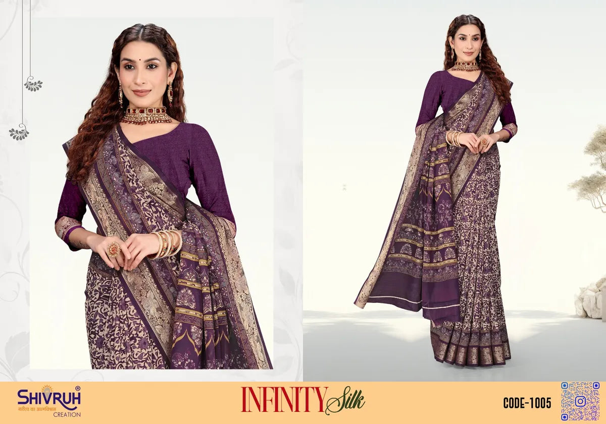 Pastel lehariya saree with silver border